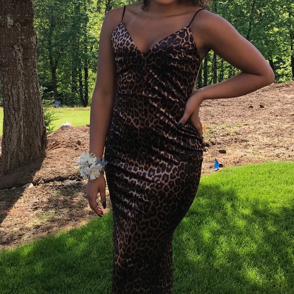 Cheetah Print Dress